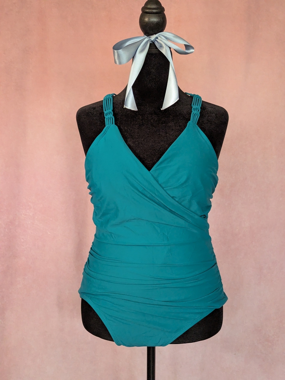 Kona Sol Teal One-Piece Swimsuit | Size XL